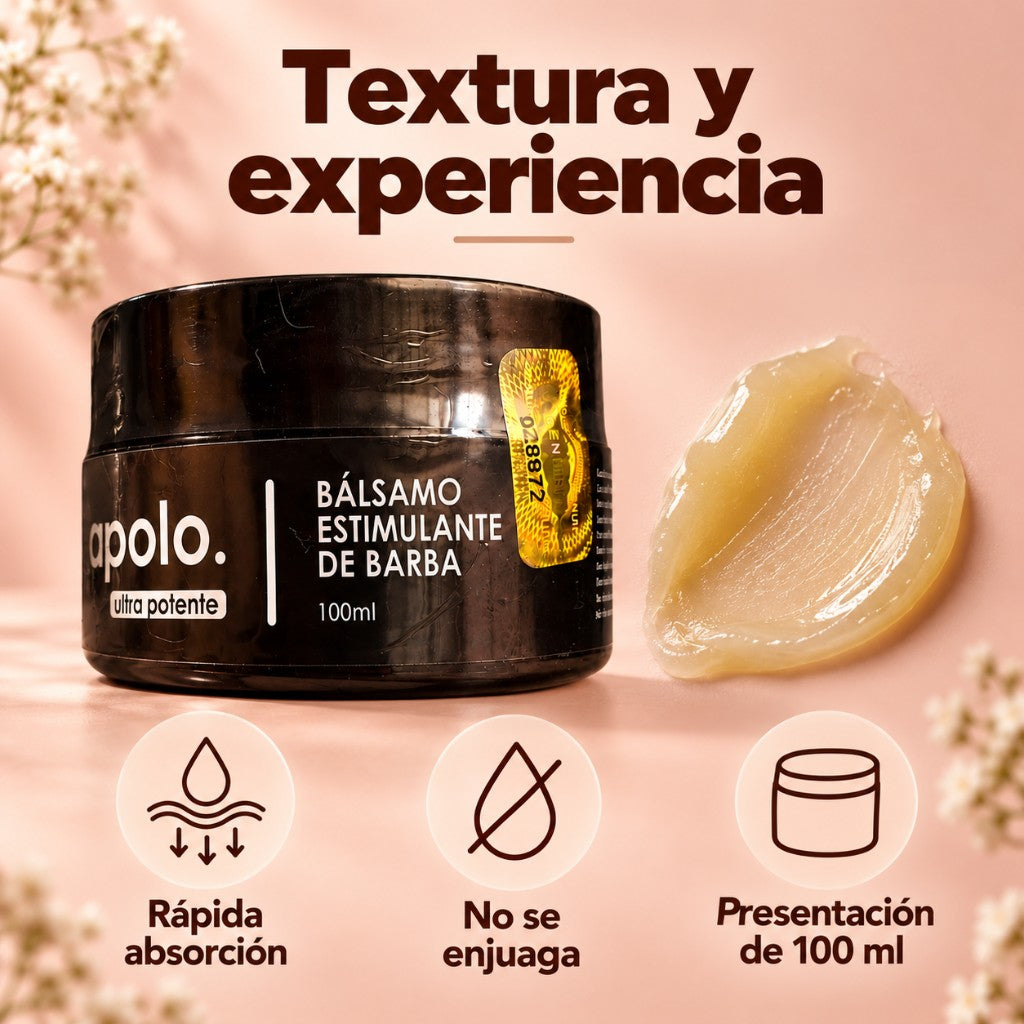 Bálsamo Estimulante de Barba Apolo + Obsequio