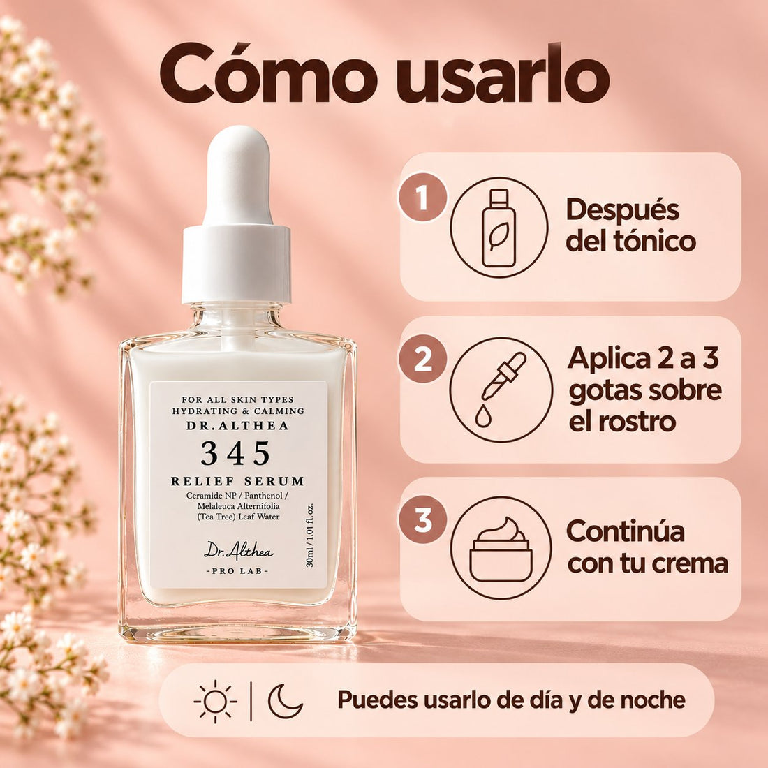 345 Relief Sérum · Dr. Althea