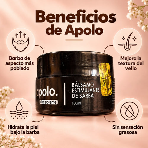Bálsamo Estimulante de Barba Apolo + Obsequio