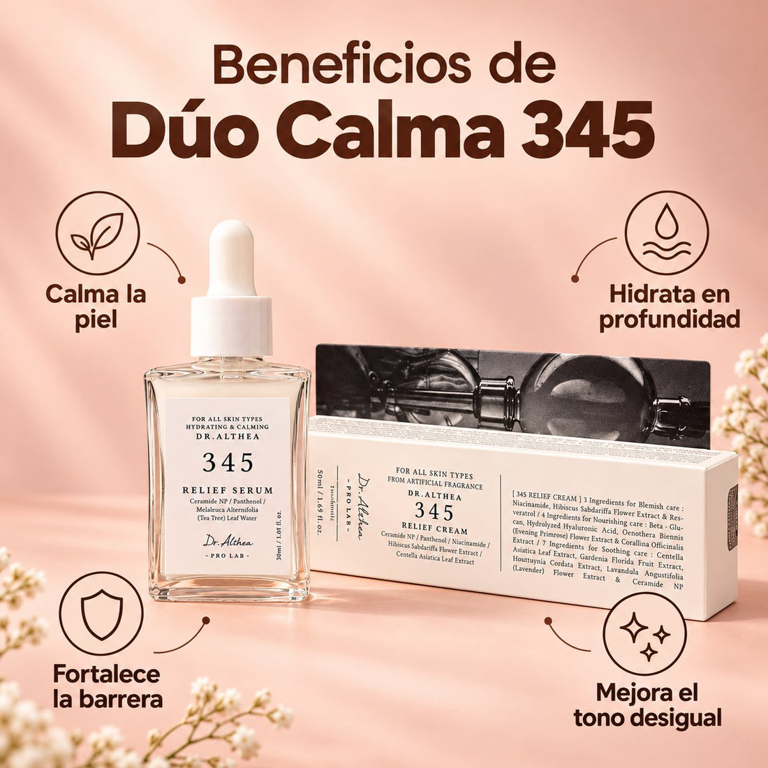 Dúo Calma 345 · Dr. Althea (Crema + Sérum)