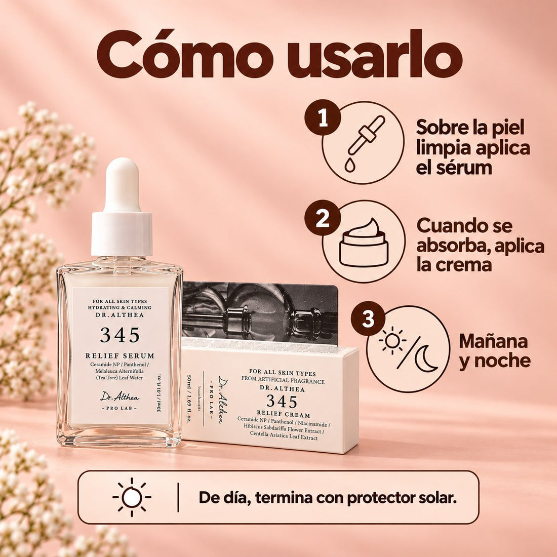 Dúo Calma 345 · Dr. Althea (Crema + Sérum)