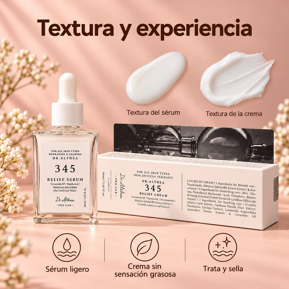 Dúo Calma 345 · Dr. Althea (Crema + Sérum)