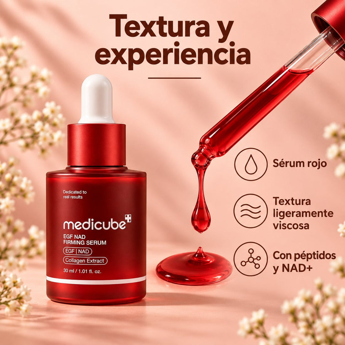 EGF NAD+ Sérum Reafirmante 30 ml · Medicube