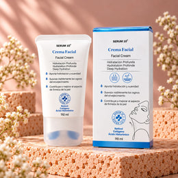 Crema Reafirmante para Cuello con Masajeador · Serum 10
