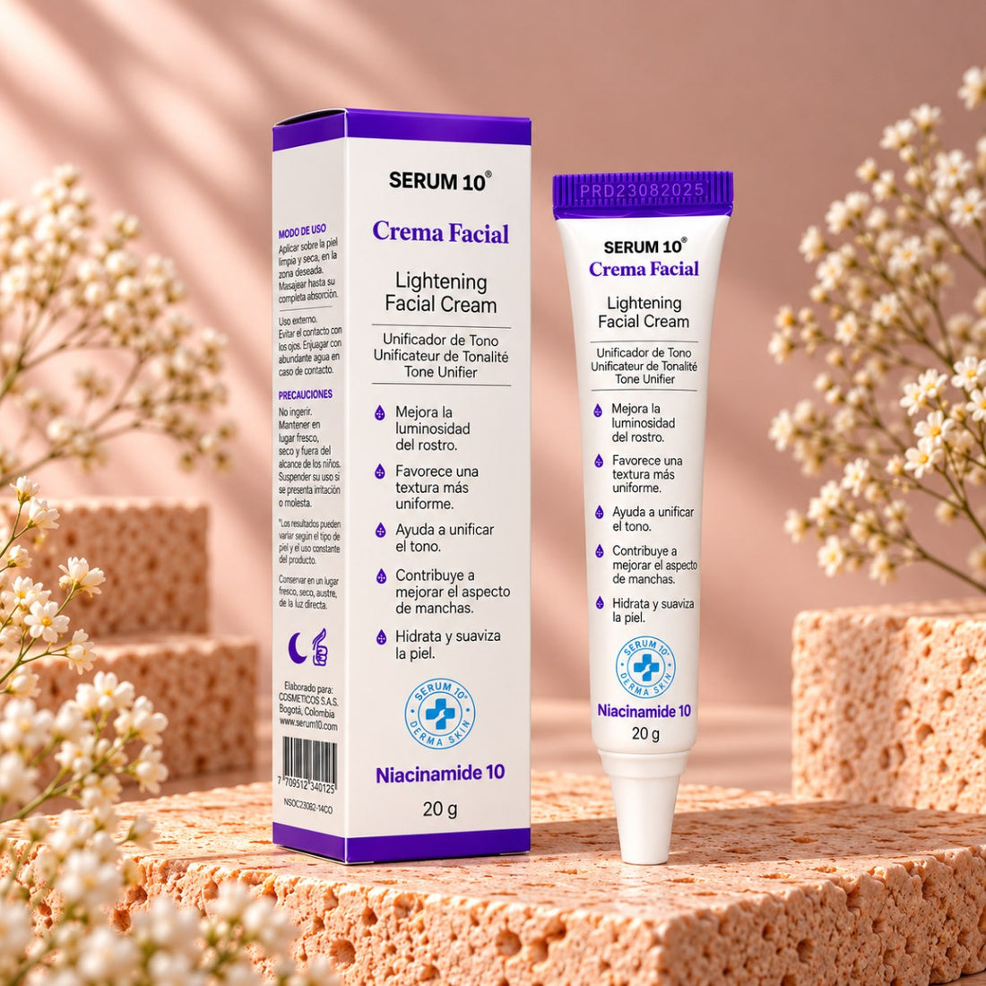 Crema Aclarante con Niacinamida · Serum 10
