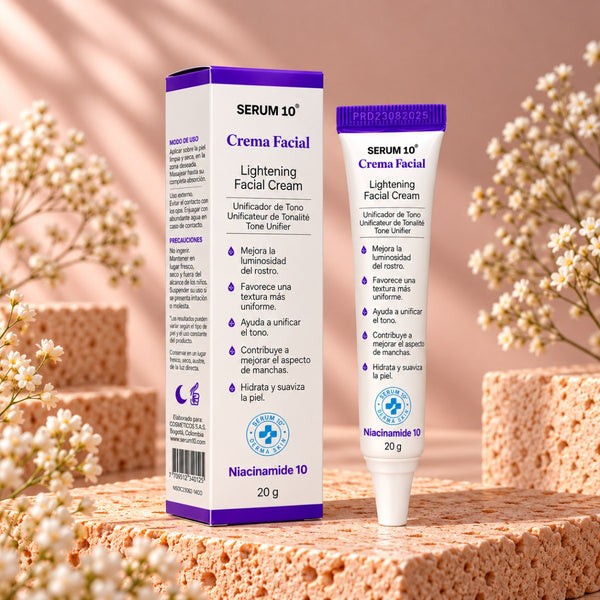 Crema Aclarante con Niacinamida · Serum 10